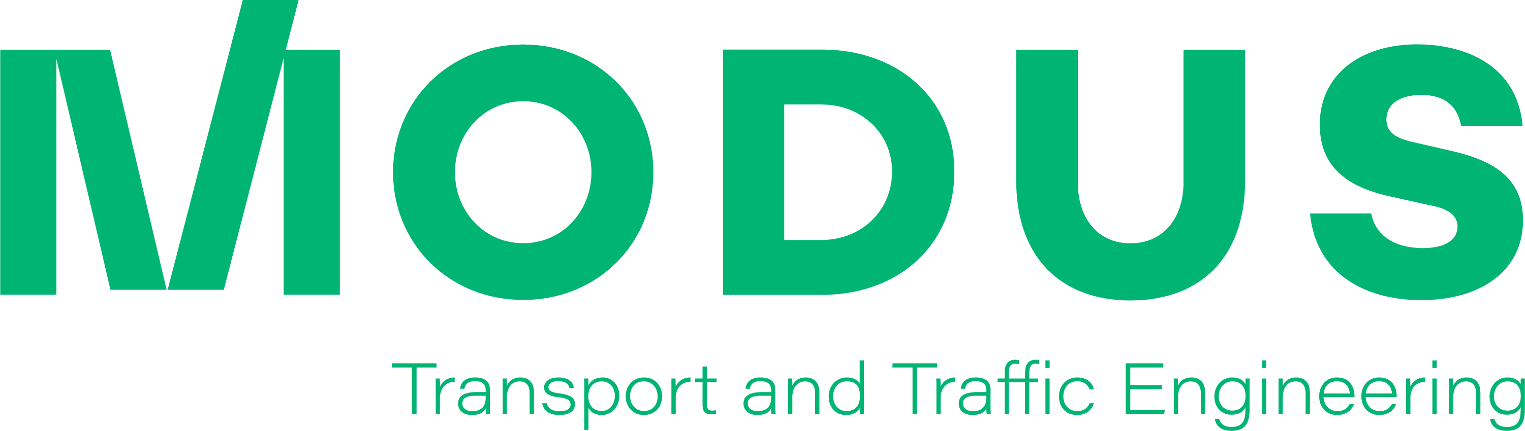 MODUS LOGO - Safe, high quality & personalised traffic solutions.